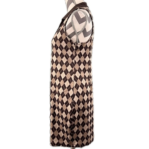 Madden NYC Junior's Sleeveless V-Neck Polo Dress - Size L - Picture 5 of 10